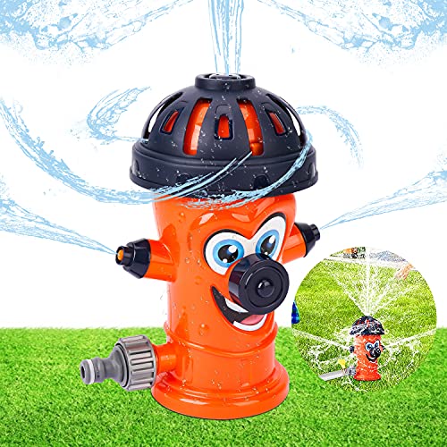 Jouet Arroseur Sprinkler Pour Enfants - Jeu D'Eau Extérieur - 2 Têtes Interchangeables - Pour 3-8 Ans