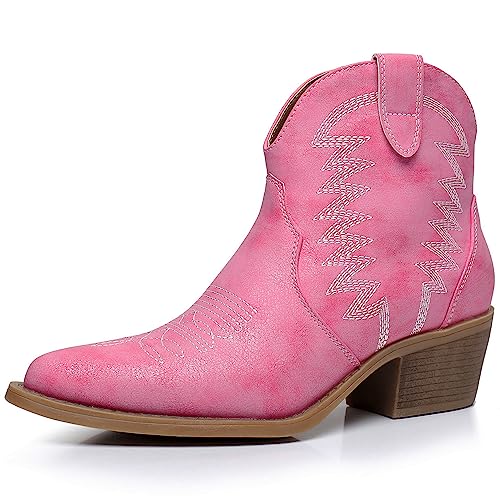 Women's Western Ankle Cowboy Boots - image 1