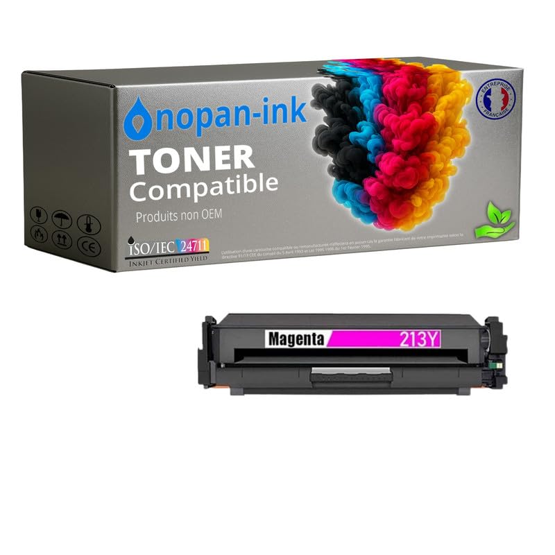 Toner compatible HP 213X W2133X Magenta de haute fidélité pour Color LaserJet Enterprise 6700dn