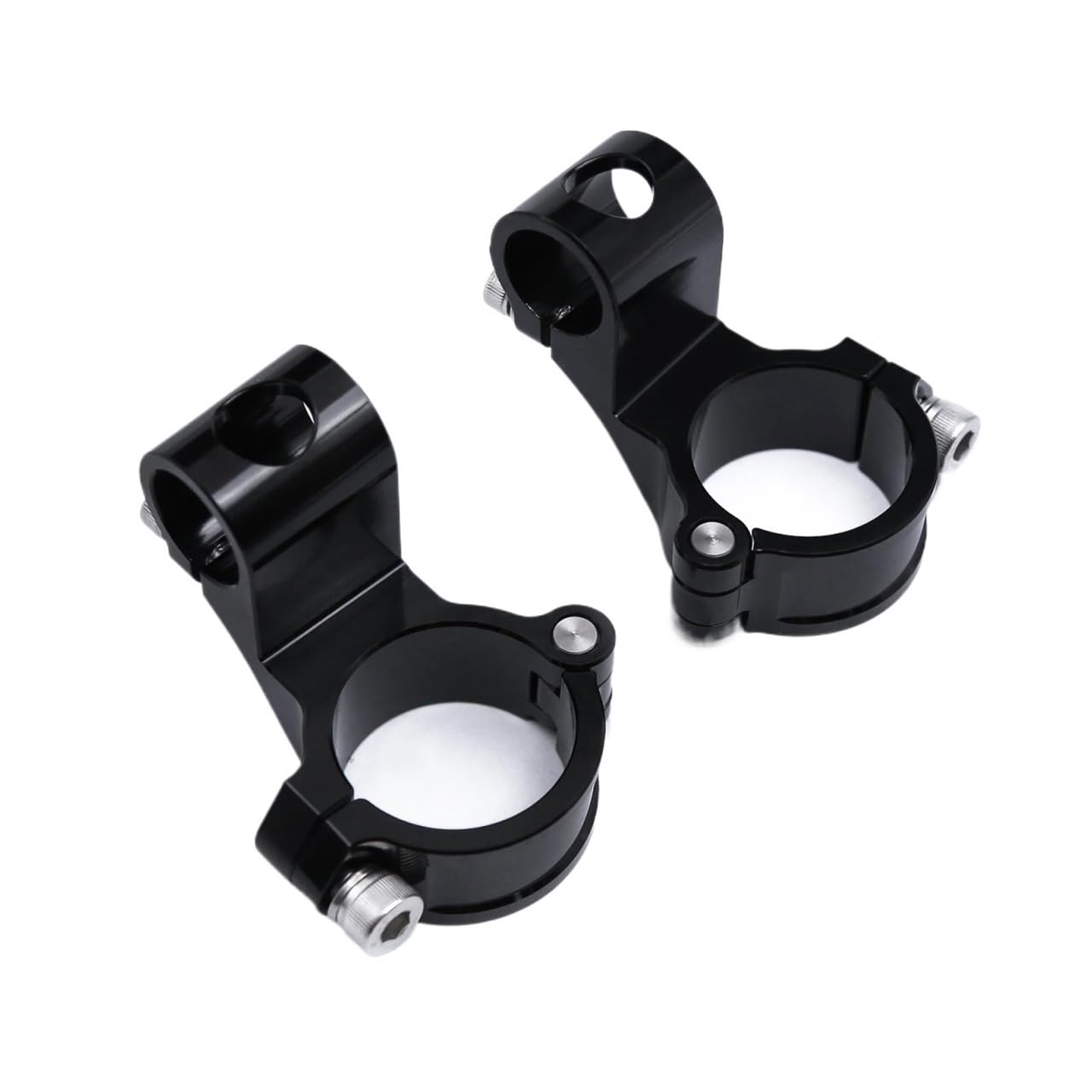 Estensore Manubrio Moto Riser Per Motocicletta Con Clip 37 41 43 45 48 50 51 Mm, Regolabili, Con Morsetto Per Manubrio Da 7/8", Rialzo Da 1,5".