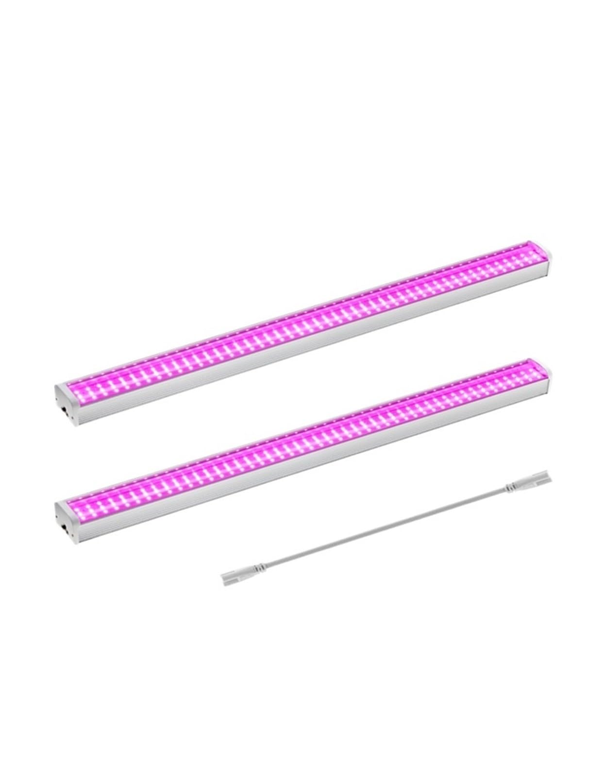 Lampa do Roślin, Oświetlenie LED do uprawy 25W X6 Sunshine Fullspectrum Różowe światło do uprawy używane do ogrodnictwa Wzrost roślin w pomieszczeniach(With timer,Pink 25 X 6)