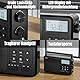 Raddy RF206 Tragbares Kurzwellenradio, Digitalradio, AM/FM-Empfänger, 8W-Lautsprecher, LCD-Display, Unterstützung für BT/TF-Karte/USB-Wiedergabe, AC/AA-Batteriebetriebenes Radio für Zuhause