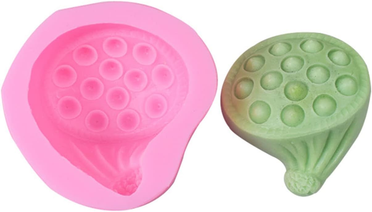 3D Silicone Soap Mold - Lotus-Flower Shaped Candle Mold - DIY Art Soap & Candle Making
