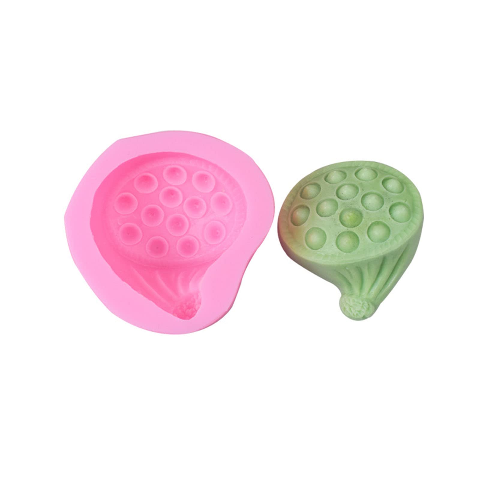 CRFFZ Scented Mold 3D Lotus-Leaf Silicone Lotus-Aromatherapy Resin Handmade-Soap Epoxy Casting Silicone