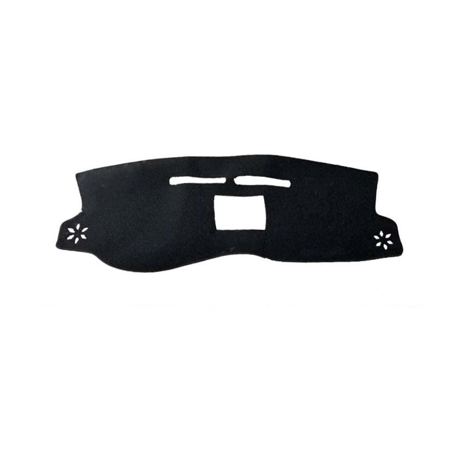 Armaturenbrett Abdeckung Armaturenbrett-Abdeckung Armaturenbrett-Matte Teppich-Pad Sonnenschutz-Umhang-Kissen Für Dacia Für Sandero Für Stepway II 2 RS 2013-17 2018 2019 2020 Armaturenbrett Teppich(Bl