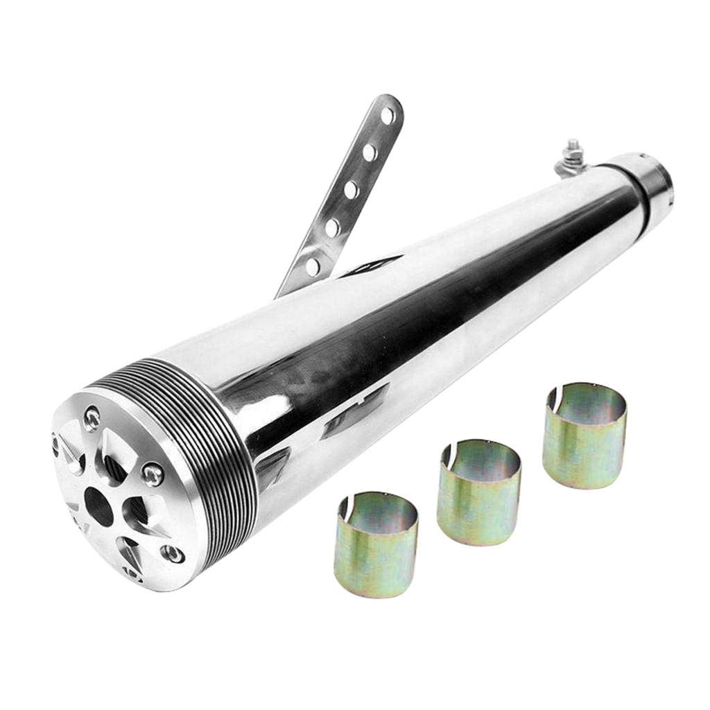 CALANDIS™ 45mm Long Exhaust Motorcycle Slip-on Muffler Pipe Silver for Harley | Silencers, Mufflers & Baffles | Exhausts & Exhaust Systems | Motorcycle Parts | Parts & Accessories-image-32