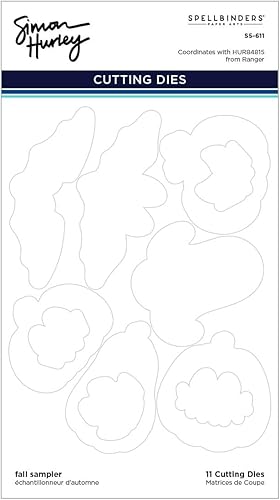 Spellbinders Muestras de otoño grabadas, metal