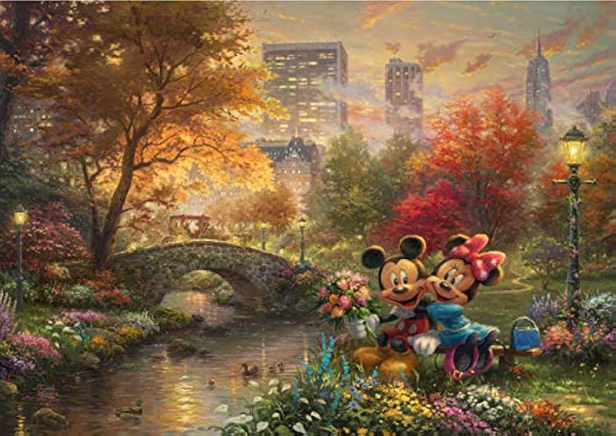 Amazon.co.jp: 西洋絵画 トーマスキンケード ミッキー アンド