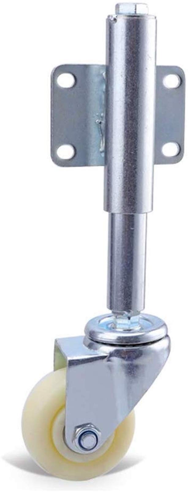 Roulettes robustes tout-terrain 100 mm pour portail de jardin et cour