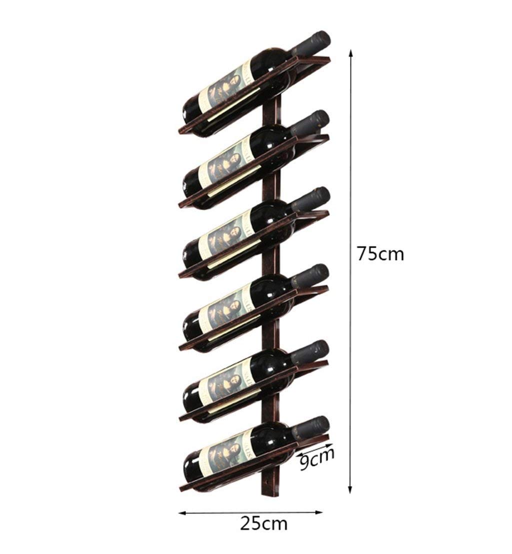 Botellero de Metal Vintage para Botellas, Soporte para Botellas, Montaje en Pared, Estante rústico para Vino, Cesta de Almacenamiento para Estante de Pared para Enfriador de Vino,