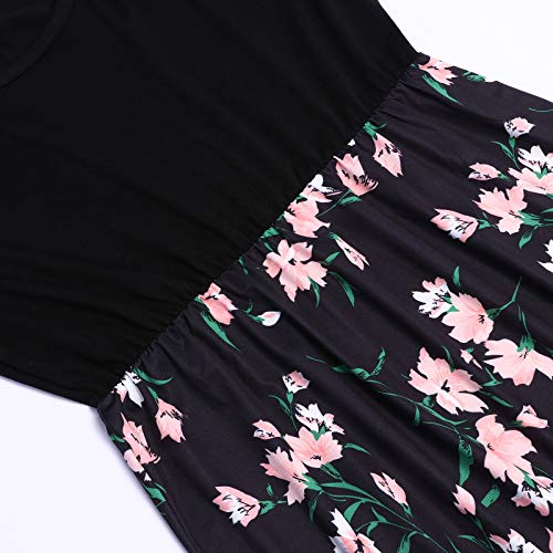 Image of Lacavocor Womens Summer Maxi Dress Tank Top Sleeveless Long Dresses