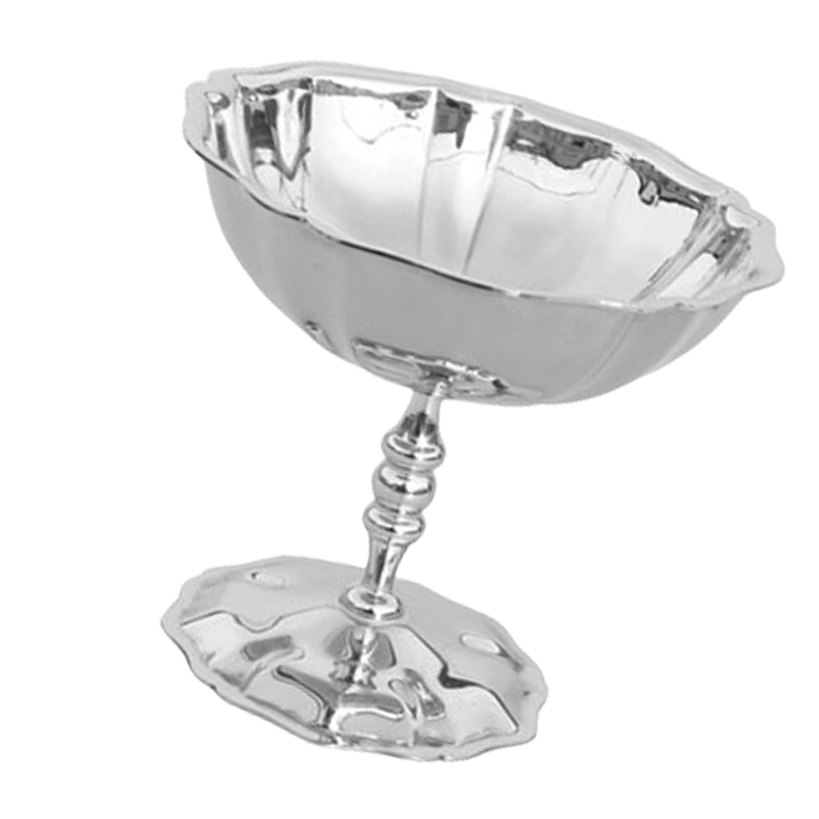 MICFENY Stainless Steel Ice Cream Bowl Elegant Dessert Cup for Parties and Social Gatherings and Mousses Serving