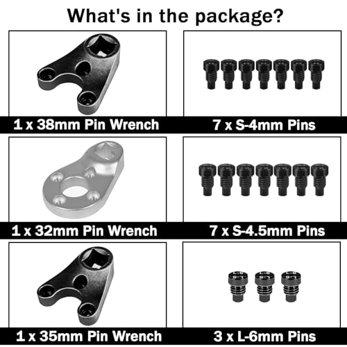 Image of Outboard Trim /Tilt Pin Wrench Tools Set 42CrMo Steel for Yamaha Suzuki Johnson 3 Sets MT0004 & MT0006 & MT0009