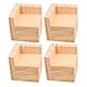 Yibuy 4 Stück 5 cm Hubhöhe Möbel Tischheber Sofa Bett Erhöhung für 6 x 6 cm Füße