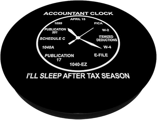 Miniatura 2 de Divertido reloj de contador de regalo para contabilidad CPA hombres mujeres PopSockets intercambiables PopGrip