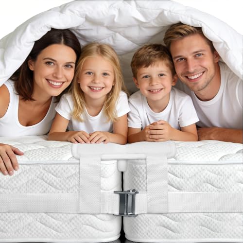 FeelAtHome 10Inch Bed Bridge Twin to King Converter with...