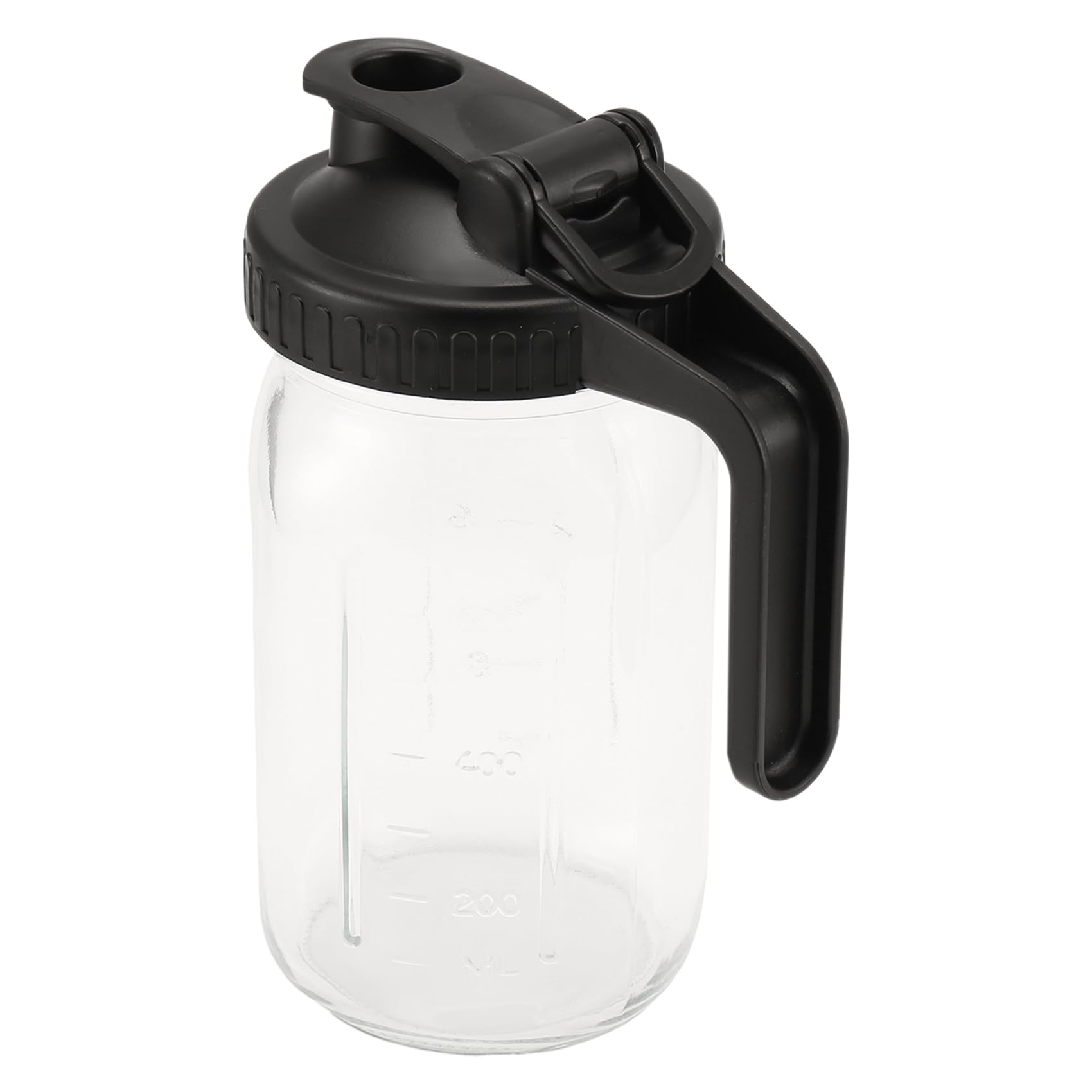 Aniyaa 32Oz Jar Pour Spout Lid -Glass Pitcher Breast Milk Pitcher Seal for Juice,Milk,Coffee,Tea,Lemonade,Drink