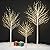 VIVATREES 4ft & 6ft & 8ft LED Birch Tree Set, with Warm White Lights for Outdoor Indoor Christmas & Wedding Decor (3 Sizes Pack)