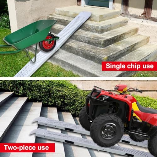 Rampa Carga Plegable de Acero 71" 950 lbs Pack x2 miniatura 7