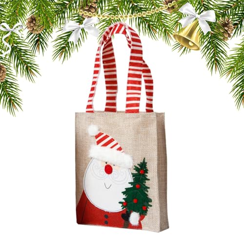 Sacos grandes para presentes de Natal - Sacolas grandes reutilizáveis com alças | Sacos de deleite d