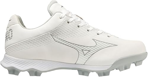 Miniatura 3 de Mizuno Girl's Wave Finch Lightrevo Jr. Molded Softball Shoe