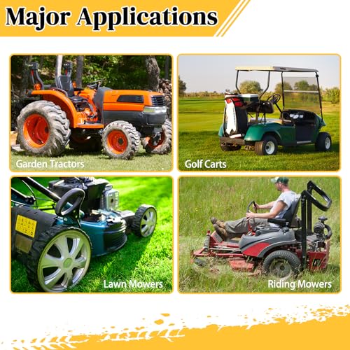 23x9.50-12 Lawn Garden Mower Tractor Cart Tubeless Tires 4Ply Set of 2