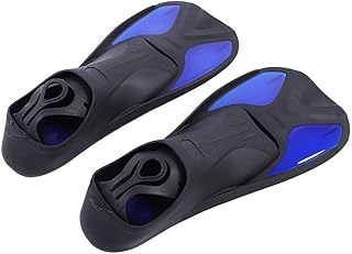 barbatana de natação, barbatana de snorkel curta barbatana de pé barbatana de ajuste perfeito conforto para mergulho para natação (m)