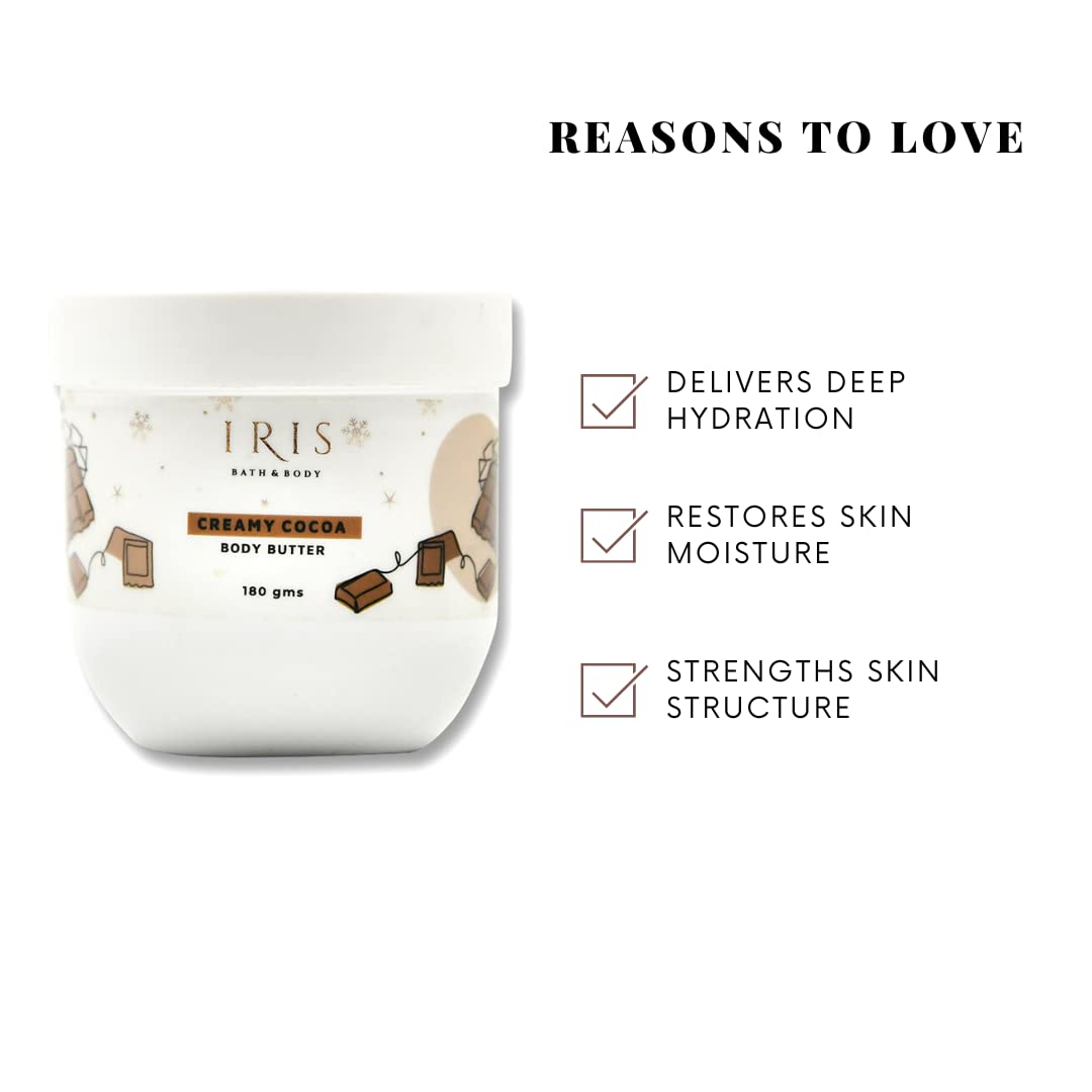 IRIS Cosmetics Coca Body Butter, Deep Moisture & Hydration, 180g 1