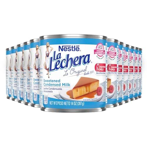Nestlé La Lechera Sweetened Condensed Milk, Shelf Stable Evaporated Milk