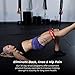 Crossover Symmetry Hip & Core System - Loop Resistance Home Workout Bands to Stretch and Strengthen Legs, Butt, HIPS, Thighs and Glutes, Includes Online Exercise & Training Guide, Red/Medium