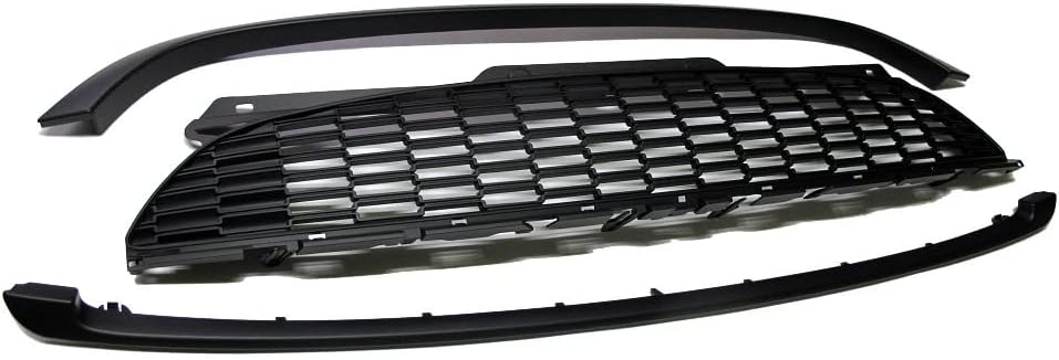 Matte Black JCW LOOK FRONT GRILLE for R55/R56/R57/R58 S 2010~2013