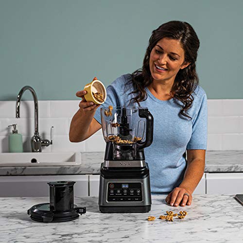 Ninja 3-in-1 Foodprocessor & Blender met 5 Automatische Programma's: Mengen, Max. Mengen, Hakken, Mixen, Pureren, 1,8L Kom, 2,1L Kan, 700ml Beker, Vaatwasserbestendige Onderdelen, Auto-iQ, BN800EU - Image 4