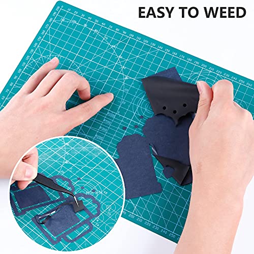 Caregy Heat Transfer Vinyl Htv For T-Shirts 12 Inches By 100 Feet Roll (Black) #TOP4