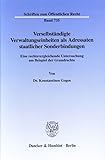 Verselbständigte Verwaltungseinheiten als Adressaten staatlicher Sonderbindungen.: Eine rechtsvergleichende Untersuchung am Beispiel der Grundrechte. (Schriften zum Öffentlichen Recht)