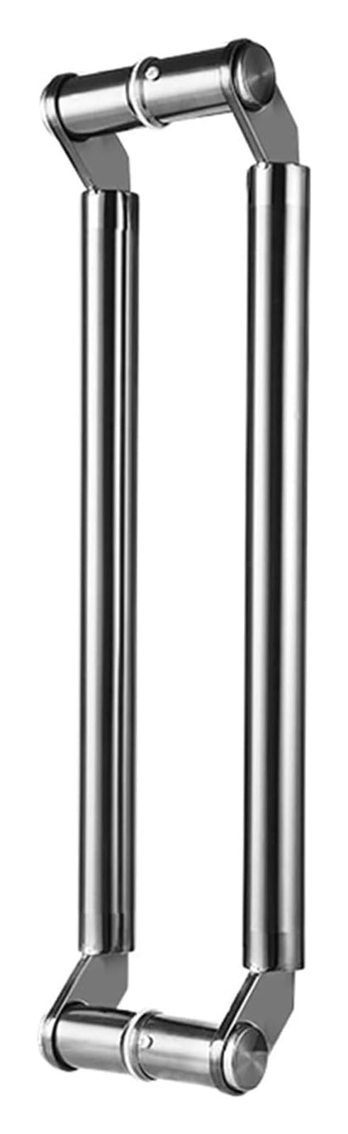 CWCQGH Push Pull Door Handle, Door Pull Handle, Push-Pull Stainless Door Handle, for Steel, Aluminum and Glass Doors, Brushed Stainless Steel Finish,Black-100cm(3.3ft)