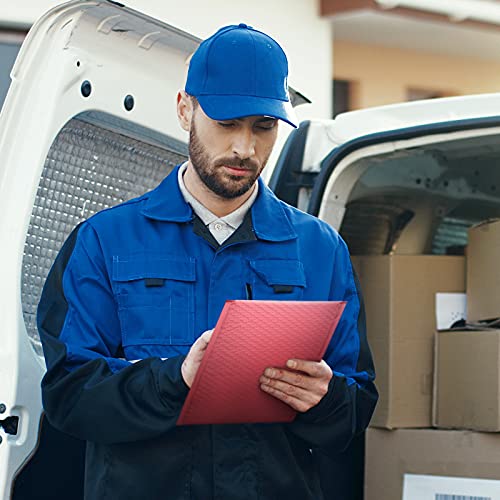 Sortop-Bubble-Mailers-85x12-Inch-Bubble-Poly-Mailers-25-Pack-Self-Seal-Padded-EnvelopesBubble-Lined-Wrap-Packing-Bags-for-Small-BusinessCoral-Red