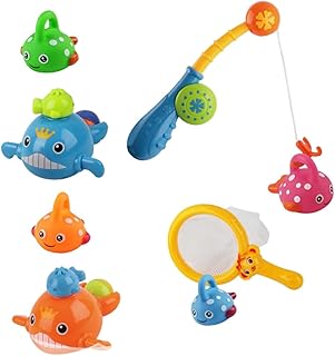 HONMEET 1 Conjunto De Brinquedos De Pesca Brinquedos Infantis Para Banheira Banheira Para Bebês Brinquedo De Banho Banheira Infantil Banheira Brinquedos De Água Para Bebês