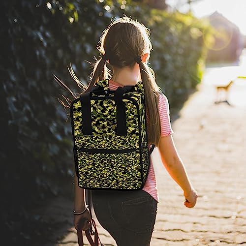 Sac à dos pour garçons kaki vert multicolore réglable 35cm - 7