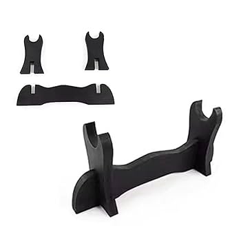 Amazon.co.jp: QuickYen 刀掛け台 刀置き台 (35x13cm)木製 一段
