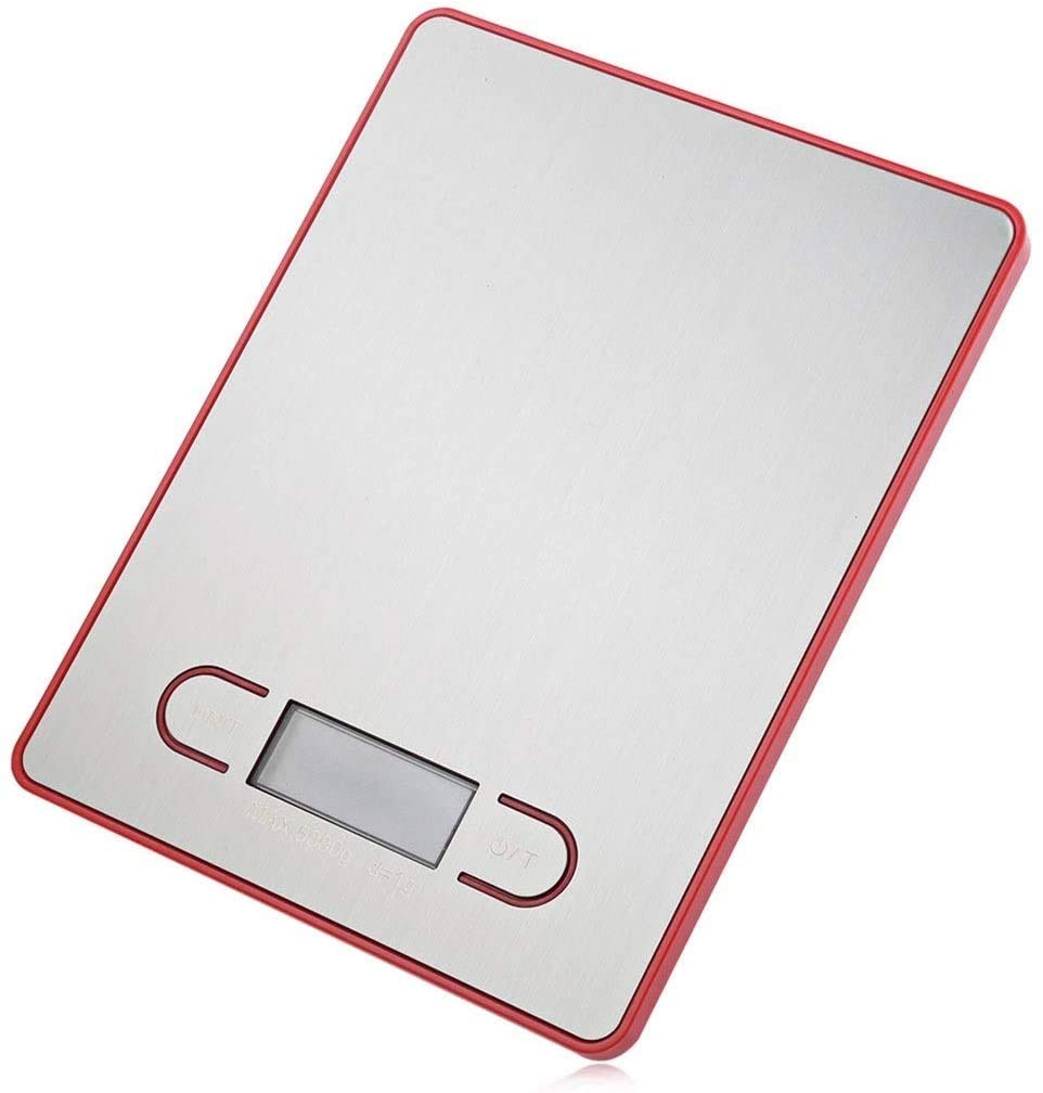 Elektroniczna waga do cyfrowej kuchni, 11lb/5000g elektroniczne gotowanie żywności, ważenie z wyświetlaczem LCD, dokładna Gram, smukła konstrukcja, do domu, kuchnia