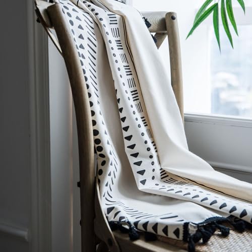 Cortinas rústicas para regular la luz del sol en salones y dormitorios 6