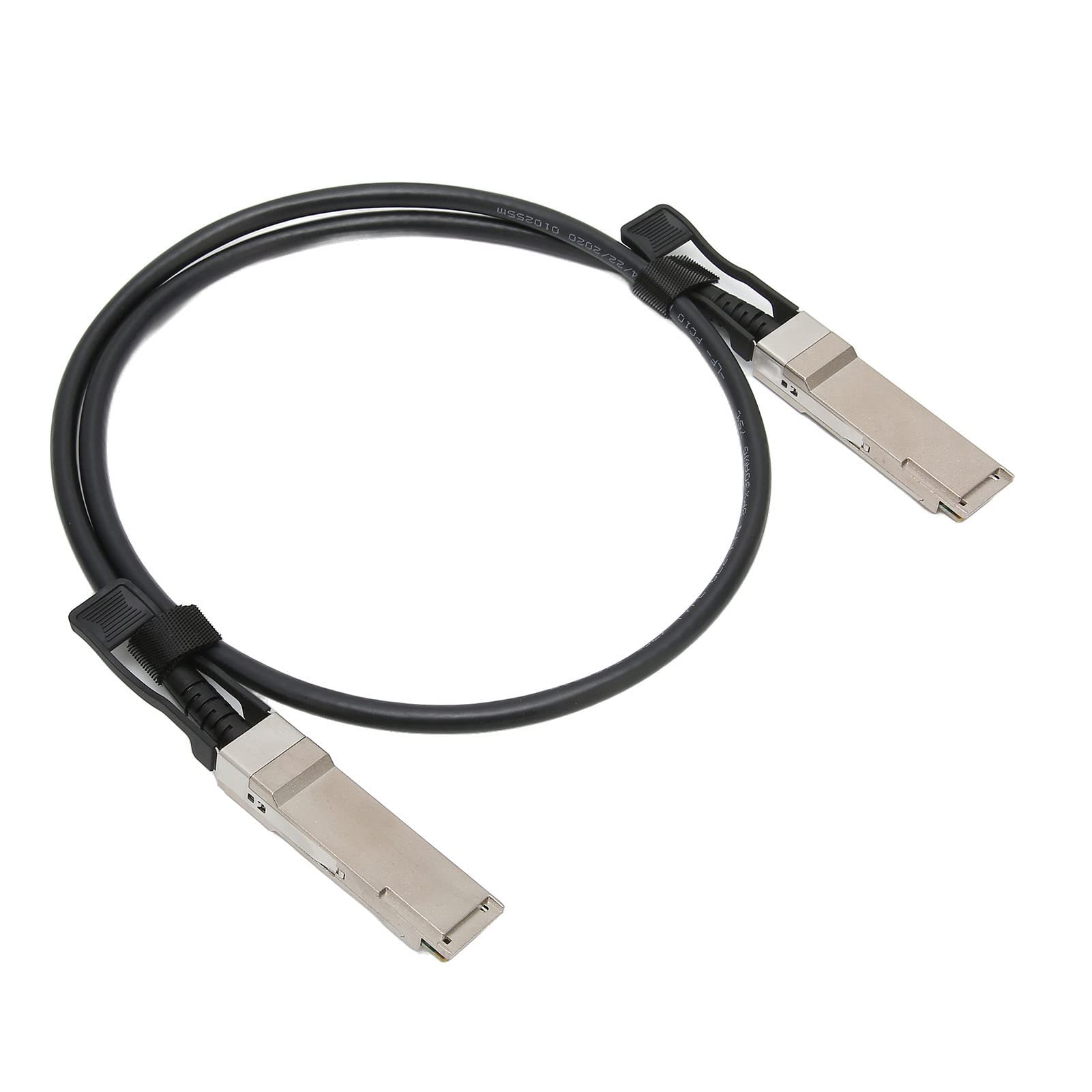 ASHATA Câble DAC QSFP28 100G, QSFP28 vers QSFP28 100G DAC Câble Optique Haute Vitesse à Connexion Directe Compatible avec Cisco, H3C, Juniper, HP, ZTE, Dell, Entel, Extreme