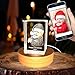 Personalized 3D Holographic Photo Etched Engraved Inside The Crystal : Birthday, Wedding Gift, Memorial, Mother's Day, Valentine's, Christmas, Small Rectangle (1.96