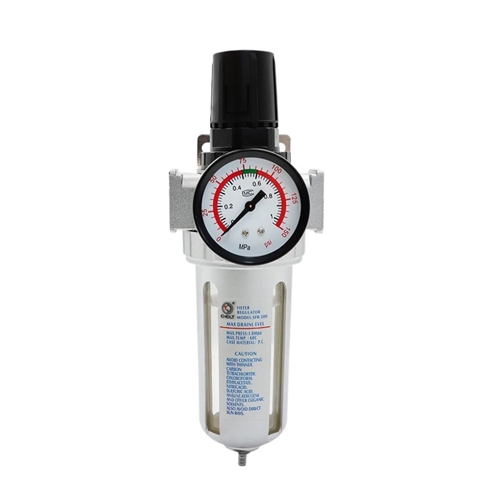 Compresseur d'air SFC300 avec filtre régulateur et séparateur d'eau