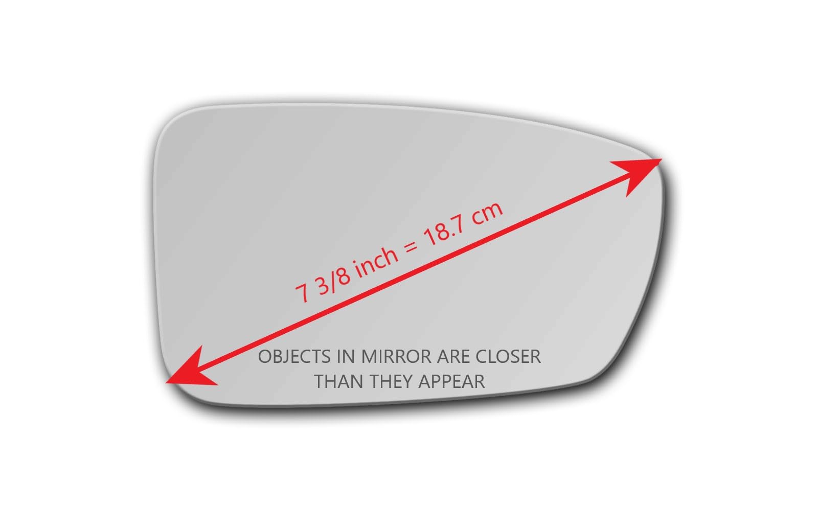 Hyundai Sonata Passenger Side Mirror Glass 2011-2014 | Power Heated Replacement With Backing Plate | Easy Installation