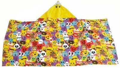 Emoji Pal "Emoji Land" Hooded Towel WK656361 24" x 50"