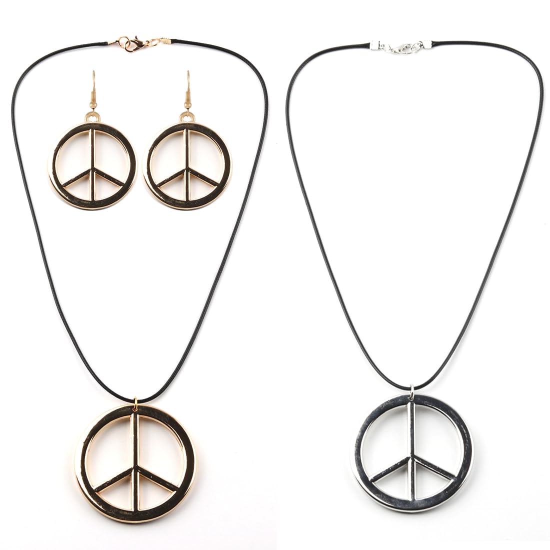 Orecchini A Perno Simbolo Della Pace In Acciaio Inox | Unisex Donna E Uomo