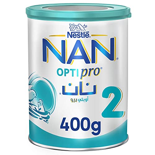 Nescafe Nestle NAN Optipro Stage 2 6-12 Months Follow-On Formula Based On Cows Milk For Infants From 6-12 Months Tin 400g