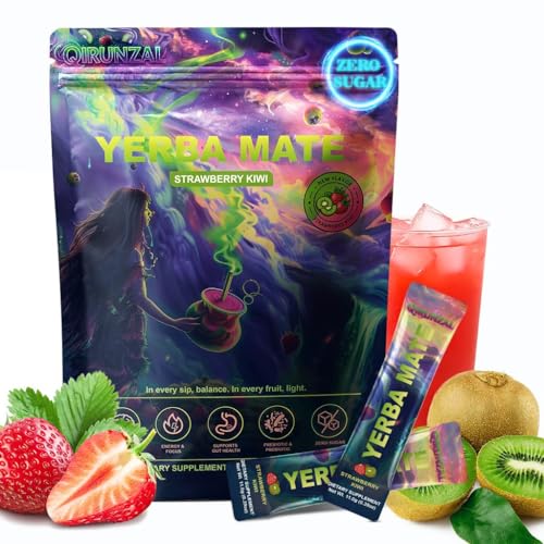 Yerba Mate Sticks Tea Powder - Strawberry Kiwi (Single Serve)