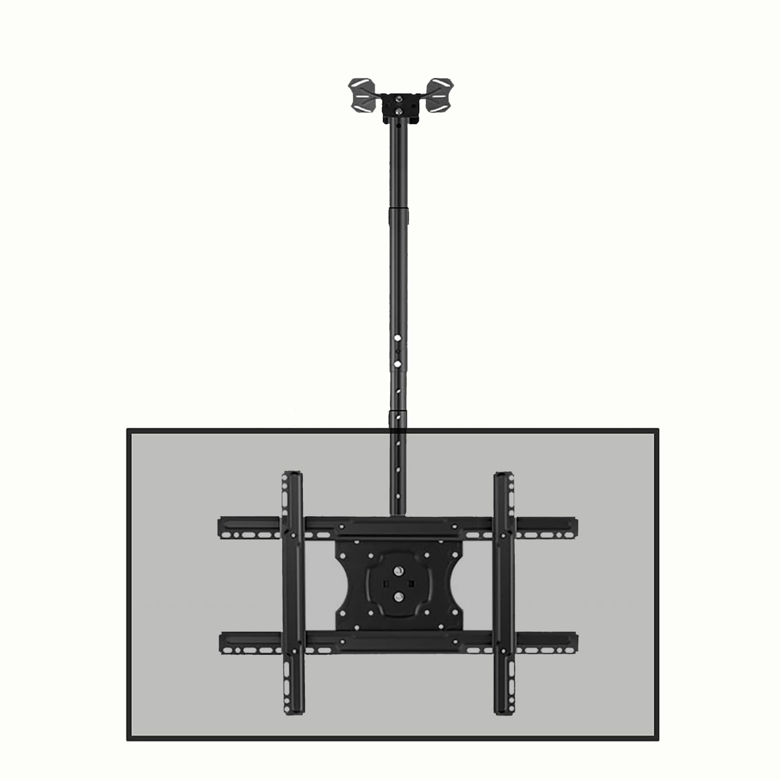Support mural TV inclinable à 360° pour un angle de vision parfait au salon ou dans la chambre